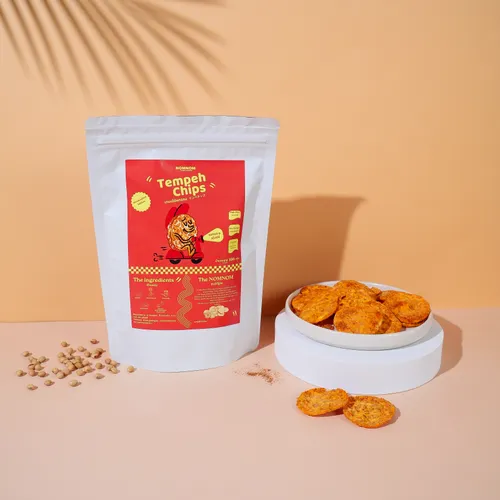 เนื้อสัมผัสของ NomNom Tempeh Chips