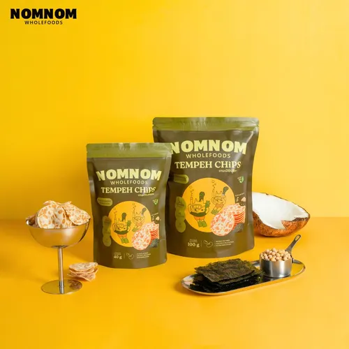 NomNom Tempeh Chips รสโนริสาหร่าย